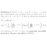 Demystification of the Geometric Fourier Transforms